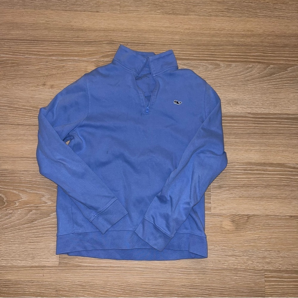 Vineyard vines blue quarter zip